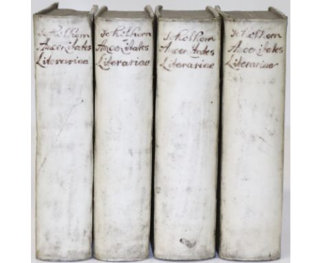 (Schellhorn,J.G.).: Amoenitates Literariae, quibus Variae Observationes, Scripta item quaedam anecdota &amp; rariora Opuscula