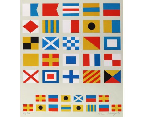 Reissert, Paul: (1906 St.Petersburg - Hamburg 1975). O.T. Collage III. Farboffset. 42 x 29,6 cm. Griffelkunst Hamburg (203. W
