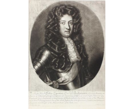 Portraits: in Mezzotinto, 18.Jh. Jwls. mit den Namensz., tls. Datum u. Titel i.d. Platte. Vier Blatt.  ╔The Right Hon.ble Joh