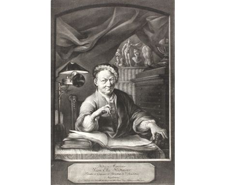 Ridinger, Johann Jacob: (1763 Augsburg 1784). Dédié à Monsier Jean Elie Ridinger Peintre et Gravuer et Director de l'Académie