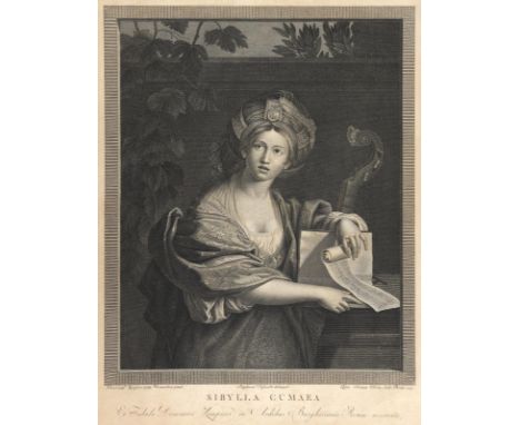 Fontana, Petrus.: Sibylla Cumaea. Kupferstich nach Stefano Tofanelli und Domenico Zampieri (Domenichino). 1997. Plgr. 46,5 x 