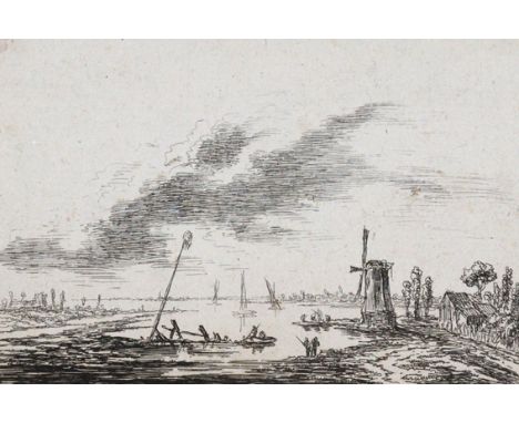 Weirotter, Franz Edmund: (1730 Innsbruck - Wien 1771). 1.re (&amp; 2.me) Suite de Paysage(s) a Paris. 2 Folgen mit 12 (v. 14)