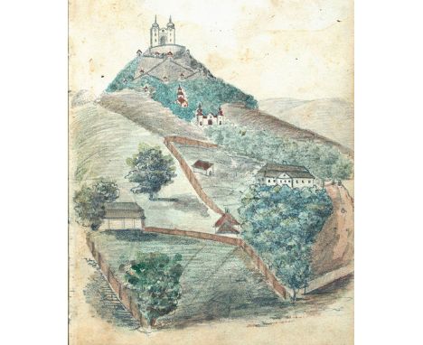 Erinnerungen: an Schemnitz. Stammbuch eines Studenten der Bergakademie mit Namen Husz, 1853. Mit 52 Eintragungen von Studienk