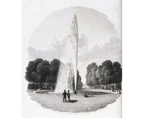 Batty,(R.).: Hanoverian and Saxon Scenery. London, Jennings 1829. 4°. Mit gest. Titel mit Vign., gest. Front., gest. Widmungs