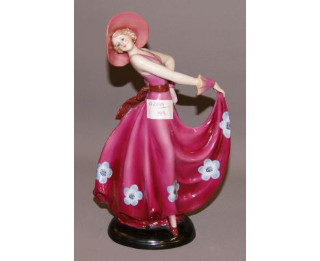 Goldscheider style ceramic figure  CONDITION REPORT; Approximately 26 cm tall
No sign of any damage or repair.
It seems it ma