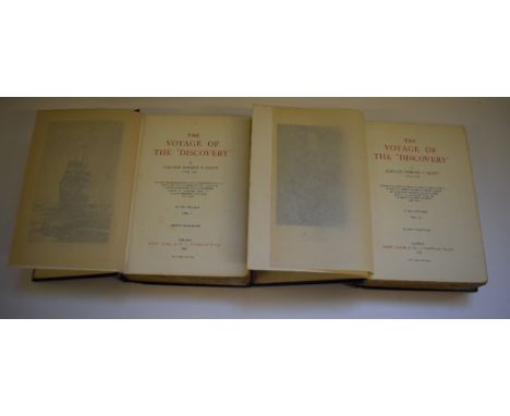 Scott (Capt R F) The Voyage of the Discovery, 2nd impression, two vols, 1905 (2)