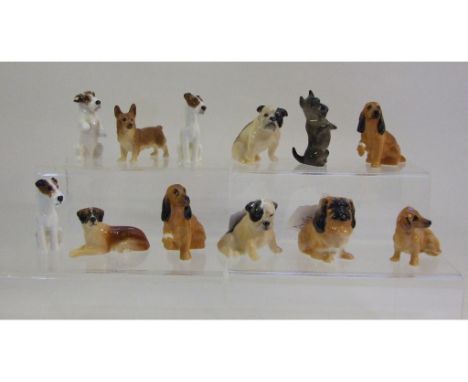 A Royal Doulton Corgi, K16, and other K series dogs (12) Condition report Report by NG:Corgi, K16: No visible damage or repai