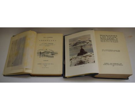 Wild (F) Shackleton's Last Voyage The Story of the Quest, 1923, Cartensen (A R) Two Summers in Greenland, and Artist's Advent