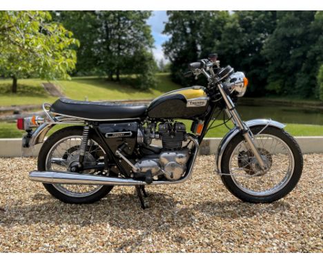 Restored late-production Triumph T150V from a private Collection. Launched in 1969 with the US-market in mindInitially manufa