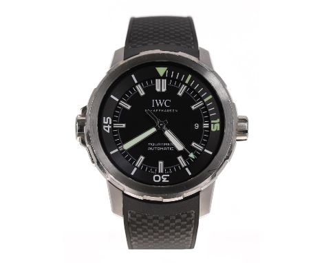 IWC&nbsp;(International&nbsp;Watch Company) Aquatimer automatic stainless steel gentleman's&nbsp; wristwatch,&nbsp;reference 