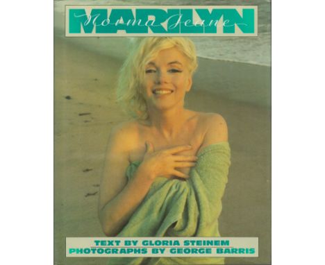 Marilyn 'Norma-Jean' book text by Gloria Steinem and Photographs by George Barris, hardback book accompanied by a 12x12 inch 