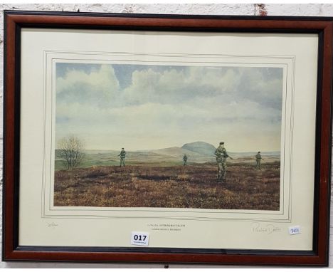 LIMITED EDITION ULSTER DEFENCE REGIMENT PRINT 