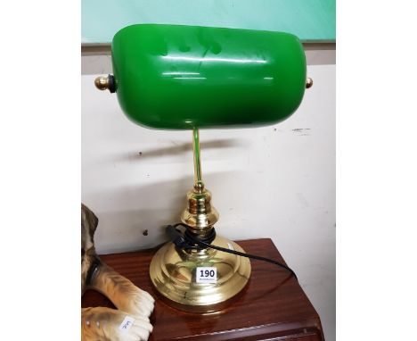 BANKERS LAMP (SOLD AS SEEN)