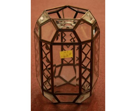 An oval gilt framed wall mirror, together with a rectangular gilt mirror and a glass hanging light. (3)