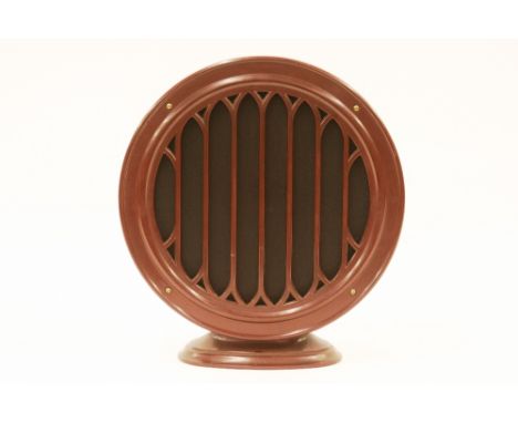 A Bakelite cased radio speaker, of circular form, 37cm 