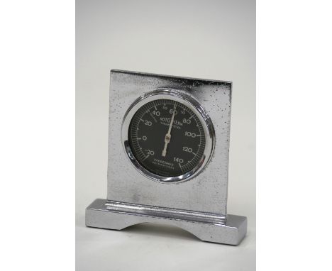 A British Rototherm thermometer, with chromed case, 11cm