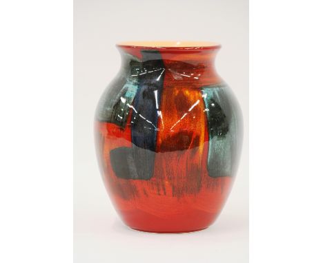 A modern Poole pottery style vase, 23cm