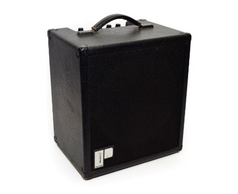 Politone Mini Brute II Amplifier high/low input, eight tone adjustments, power switch with phase reverse, serial no. 25196, o