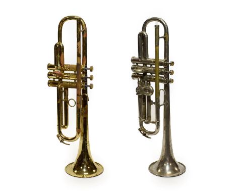 Two Trumpets (i) Couesnon &amp; Co. Paris with A to Bb rotor valve (ii) Boosey &amp; Hawks York International Model no.078889