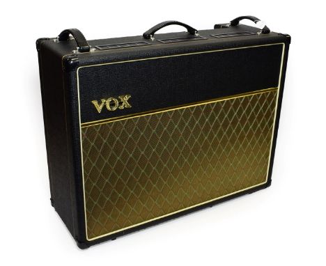 Vox AC30 CC2 Amplifier various controls including reverb, tremelo. tone and volume as well as switching for low/high drive, s