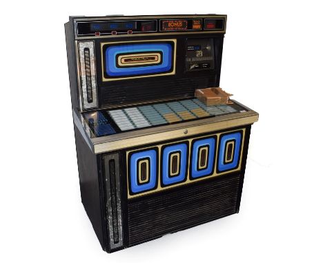 A Good Rock-Ola Model 478 Vinyl Jukebox, The popular 'Mystic' model from 1978, 45rpm vinyl record format, serial number 01186