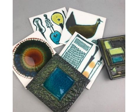 LOT OF VARIOUS CERAMIC TILES