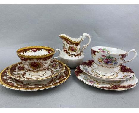 ROYAL ALBERT 'SWEET PEA' PART TEA SERVICE, along with three other Royal Albert part tea services