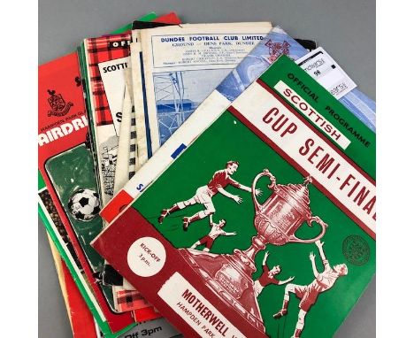 COLLECTION OF SCOTTISH FOOTBALL PROGRAMMES, mostly circa 1950s/60s/70s, including Queen's Park vs. Kilmarnock 29 December 195