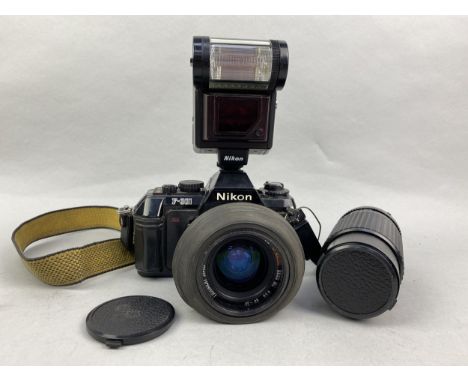 NIKON F-301 CAMERA, with accessories