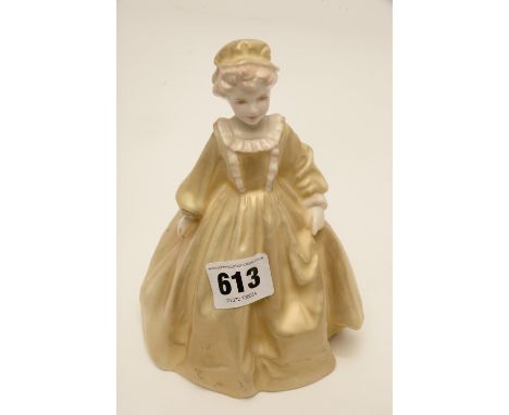 A Royal Worcester figure by F.G Doughty entitled 'Grandmothers Dress' 