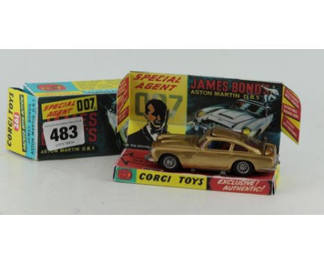 Corgi Model James Bond Aston Martin DBS 'From the James Bond film "GoldFinger" ' Repro box. 