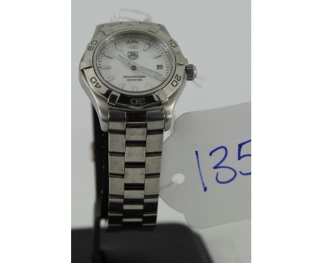 Ladies Tag stainless steel Aquaracer. Model number: waf1414