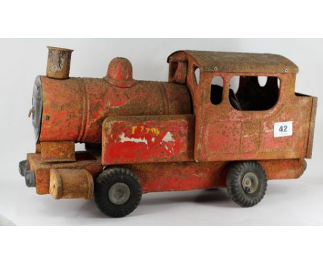 Vintage tin plate model train AF