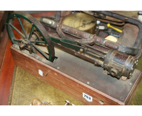 A MODEL OF A STEAM ENGINE,ETC