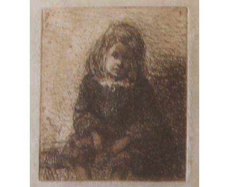 After James McNeill Whistler (1834-1903)"Little Arthur"A portrait of Arthur Charles Haden, Son of Sir Francis Seymour HadenEt