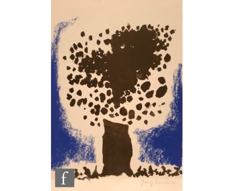 JOSEF HERMAN (1911-2000) - Tree of Life from poem by Catullus, lithograph, signed in pencil, published for the Golden Cockere