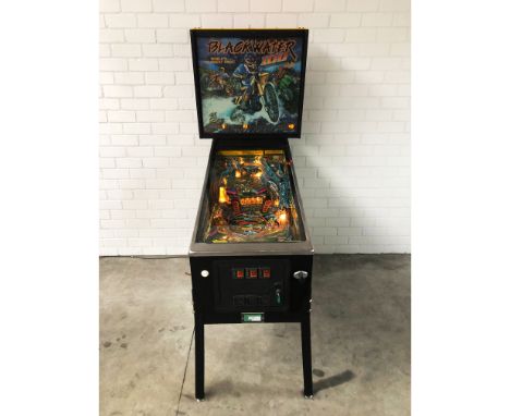 Very nice Bally Midway Blackwater 100 pinball machine from 1988.&nbsp;Instead of the typical pinball game which gives one bal