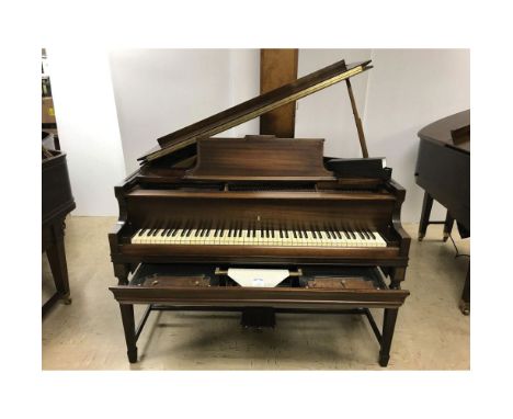 Marshall and Wendell Ampico baby grand piano. Mahogany case, a few year old restoration, rebuilt and reconditioned. Usual sma
