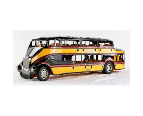 Pickwick Nite Coach 1:10 unique scale model of actual double-decker bus manufactured in 1928 in San Diego, California by the 