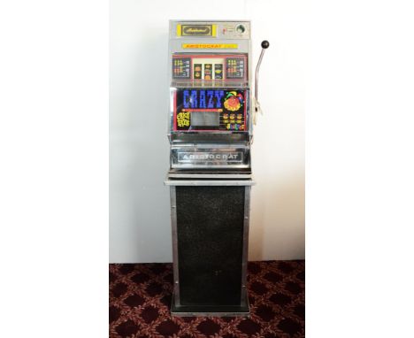 Slot Machine Aristocrat, Esprit Series with dropped jackpot. Original machine from Las Vegas. Working condition, problems wit