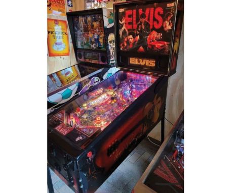 Original 2004 Stern Elvis pinball machine in very good working condition. ELVIS® sings and dances! A mechanical Elvis with sh