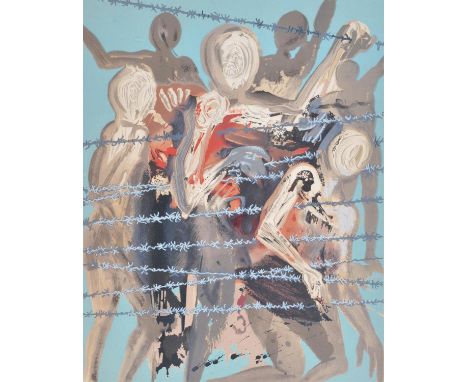 § Salvador Dali (Spanish 1904-1989), La tierra viene a la vida de la serie Aliyah (1968), colour lithograph, signed, 60.5 x 4