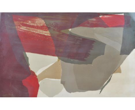 Stanley Jones (British b.1933), Untitled, colour lithograph, signed and dated 1962 lower left, numbered 35/50 lower right, 47