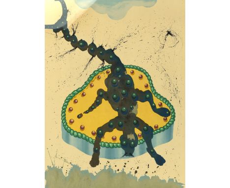Salvador Dalí Scorpio, from "The Twelve Signs of the Zodiac"  limited edition colour lithograph, signed and numbered XXXV/L i