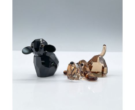 Adorable duo of Lovlots facetted crystal characters. Includes: Shady, the first limited edition Lovlot, made from black cryst