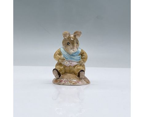 Glossy porcelain. Features seated rabbit. Royal Albert Beatrix Potter backstamp. This item has its original box, dimensions: 