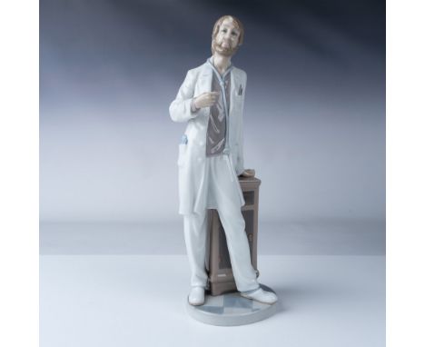 Lladro porcelain figurine titled "Physician" (item number 01005948), designed by sculptor Salvador Furió. This exquisite piec