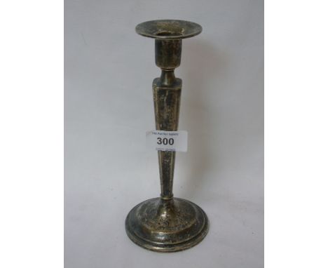 Sterling silver candlestick approx. 8" tall