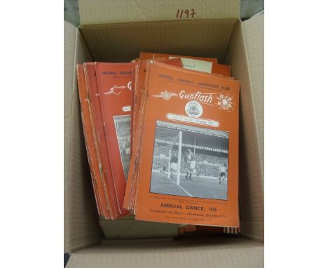 Arsenal, a collection of various items, including 150 football programmes in various but good condition from 1955/56 onwards,