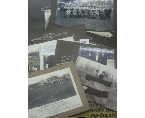 Southampton, a pictorial history of the club, with over 60 original photographs, many laid to photographer mount, or mounted 